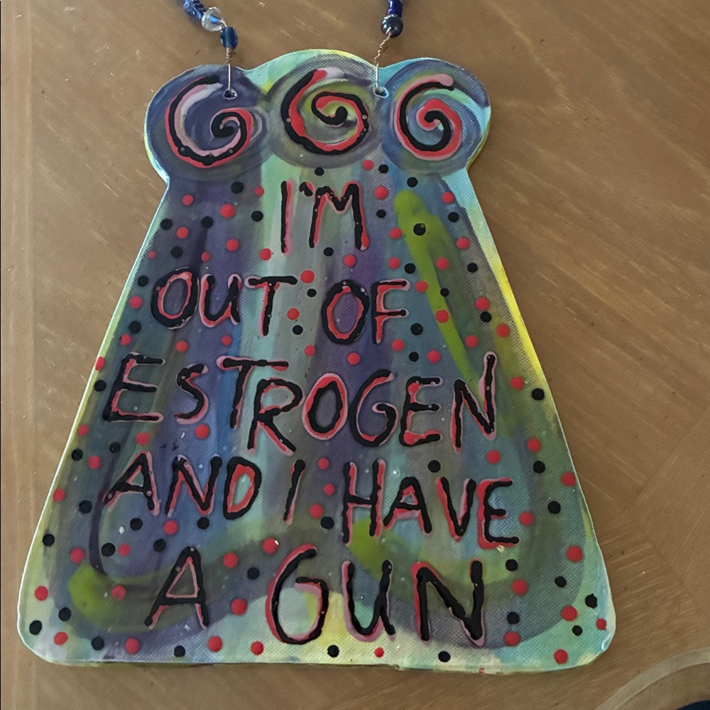 Colorful Decorative Hanging Sign